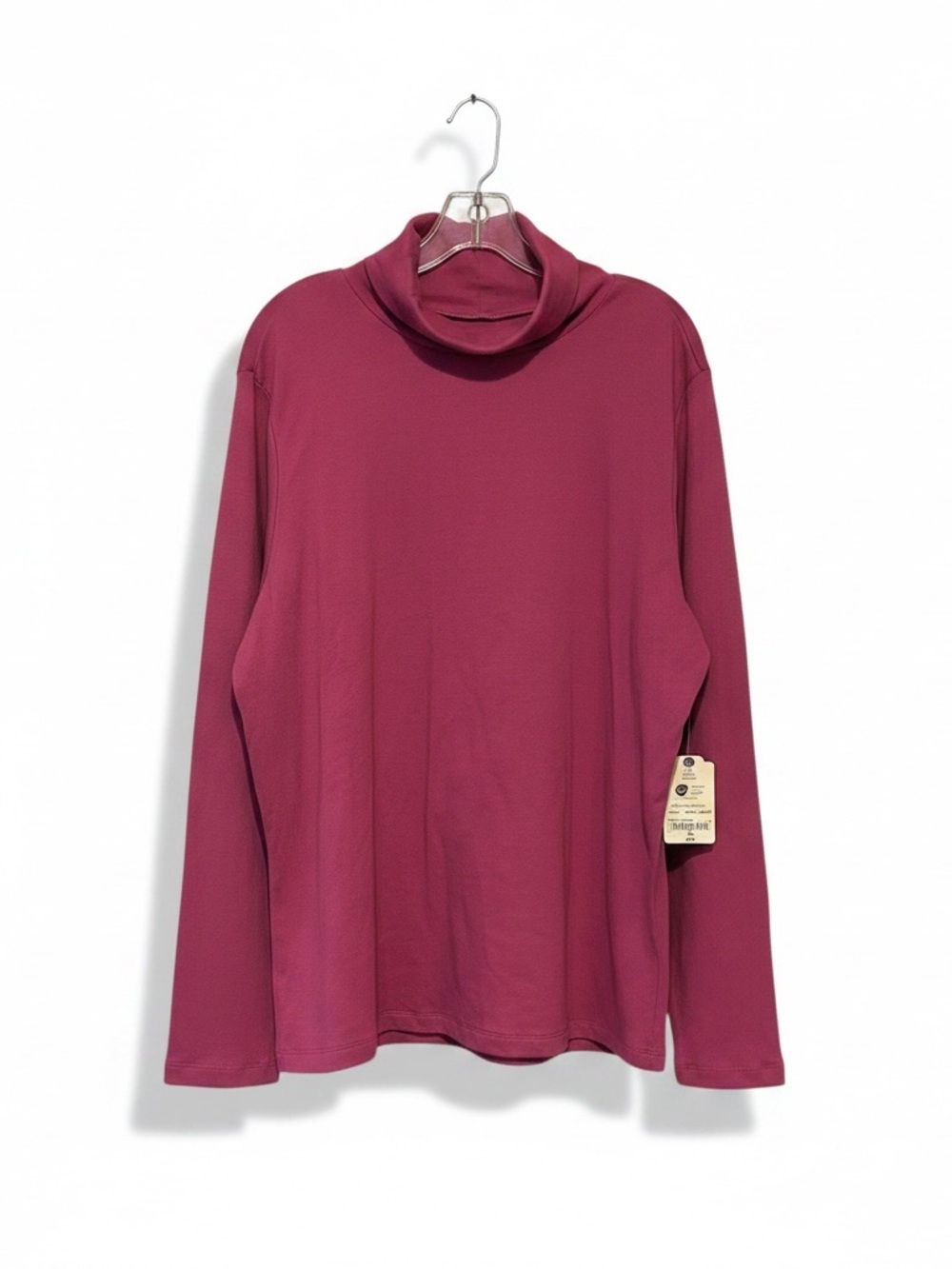 St. John's Bay Magenta Cowl Neck Sweater